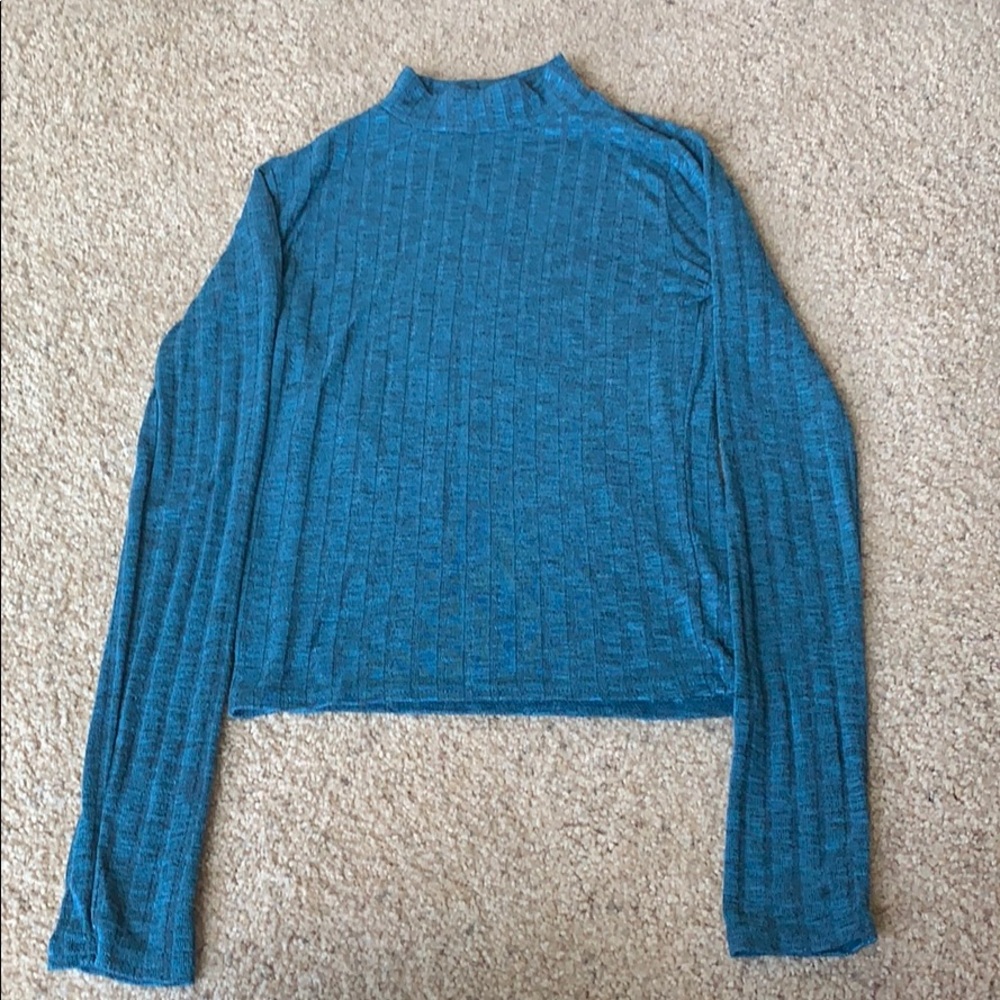 Aeropostale Tight Teal Turtleneck